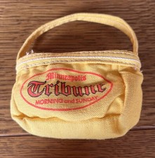 Vintage Minneapolis Star Minneapolis Tribune Miniature Paper Delivery Bag picture