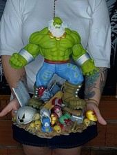 Maestro Hulk 1/6 Resin Statue 34cm Hand Painted Marvel Figure Debris Base picture