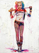 Harley Quinn Margot Robbie Suicide Squad DC Limited Artist Signed Card /30 picture