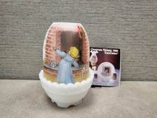 Fenton Hand Painted 1984-Christmas Fantasy