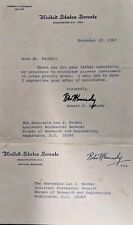Robert F Kennedy Signed To Asst. Post Master General Dr. Leo S Packer ~1967~ picture