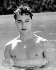 Sal Mineo in a pool 4x6 reprint Gay Estate Collection picture
