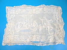 Antique Old Decorative Ship Middle Eastern Horse Sailors Pattern Decorative Lace picture