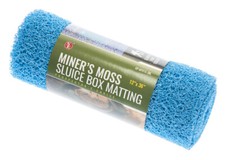 BLUE MINER'S MOSS 12X36x10mm Sluice Box Matting, Gold Panning picture