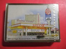 Vtg SLOTS-A-FUN CASINO CIRCUS CIRCUS LAS VEGAS CELLO SEALED PLAYING CARDS NOS picture