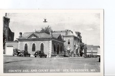 County Jail & Court House, Ste Genevieve, Mo. Missouri Real Photo Postcard picture