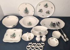23 Pcs Nikko Happy Holidays Serving Bowls Platter Gravy Salt Pepper Napkin Lot picture