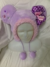 Tokyo Disney Resorts Purple Jeweled Fan Cap picture