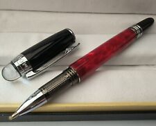 Luxury S.Walker Crystal Head Series Deep Red Color 0.7mm Rollerball Pen #4 picture