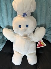 Vintage 1987 Dakin Pillsbury Dough Boy Poppin' Fresh Stuffed (Hand) Puppet RARE picture