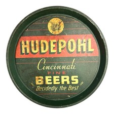 Vintage Hudepohl Cincinnati Fine Beers Serving the Best Serving Tray picture