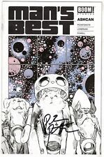 MAN'S BEST #1 PREVIEW ASHCAN- SIGNED BY WRITER PICHETSHOTE W/COA- BOOM- VF+ picture