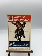 NRA National Recovery Act Advertising Flyer Wake Up Americans Now Is The Time picture