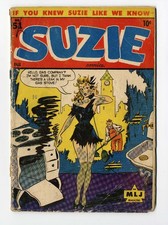 Suzie Comics #51 MLJ 1945 GGA Leggy Stocking Cover Archie Al Fagly picture