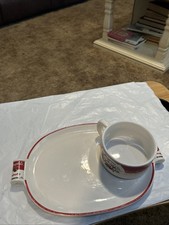 Vintage Campbell’s Tomato Soup Cup/Mug and Plate/Tray Set Westwood 1994 picture