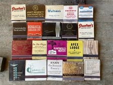 Vintage Hotel & Restaurant Advertising Matchbooks Lot Hyatt Regency SF, Hilton picture
