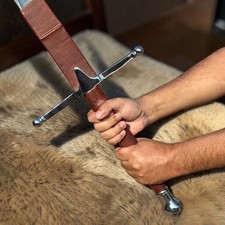 Handmade Braveheart Sword of Scottish Hero William Wallace Claymore Steel Gift picture