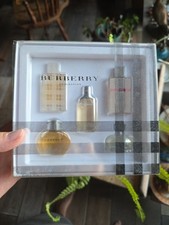 Vintage BURBERRY Fragrances 5 Mini EDP Box Set The Beat Brit Classic 4.5ml Rare picture