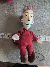 Vintage 1993 Applause Nightmare Before Christmas Lock Plush Doll Vinyl Head 7