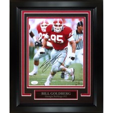 Bill Goldberg Autographed Georgia Bulldogs Deluxe Framed 8x10 Photo - JSA picture
