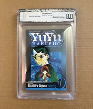 BGS 8.0 YuYu Hakusho Volume 1 First Print English Graded Manga 1st Viz CBCS Rare picture