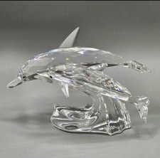 Swarovski Crystal Dolphin SCS 1990 Annual “Lead Me” figurine  MINT picture