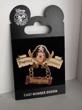 Disney Pirates Caribbean Mickey Cast Member Design Dangle Pin LE 1000 47551 = picture