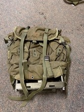 ORIGINAL VIETNAM WAR US ARMY NYLON LC-1 COMBAT FIELD RUCKSACK & FRAME- 1976 picture