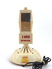 Vintage Promotional Mike Radio Ribbon Microphone Tube Radio 1480 AM On Your Dial picture