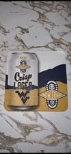 New Trail Brewing West Virginia Crisp Lager Mountaineers Coaster Set Of (12)  picture