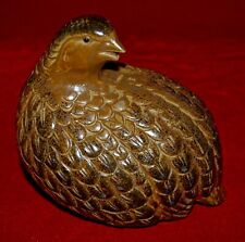 VINTAGE Ceramic QUAIL Made in Japan 1960's Very Nice Figurine picture