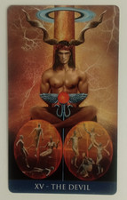 Millennium Thoth Tarot Card XV The Devil 4.75