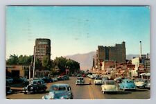 Ogden UT-Utah, Washington Boulevard, Antique, Vintage c1959 Souvenir Postcard picture