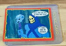 1984 Topps Masters of the Universe He-Man Skeletor Rookie #81 Card NM picture