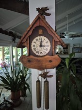 Wow The American Cuckoo Bird 8-day Cuckoo Clock Refurbished And Working picture