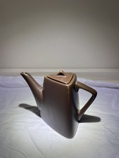 Vintage Designpac ceramic Teapot Brown Triangular MCM Retro picture