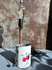 Bromwell's Vintage Metal Flour Sifter 3-Cup Measuring Upcycled Lamp Works picture