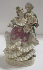 Vintage Royal Porcelain Lace Victorian Figurine Wales Made in Japan picture