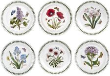 Portmeirion Botanic Garden Salad Plate Set of 6 | Assorted Floral Motifs 8.5 In picture