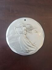 WENDELL AUGUST FORGE CHRISTMAS ORNAMENT, ANGEL, 1990, NOS, GROVE CITY PA picture