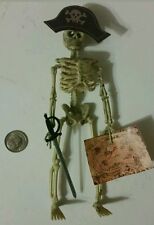 Dollhouse miniature skeleton pirate with map  1/12  Halloween decoration  picture
