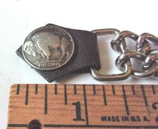 Buffalo vest chain motorcycle clothing biker accessory extender extension md USA picture