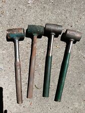 Vintage Hackett  Brass Head Hammer  5lbs Steel Handle picture