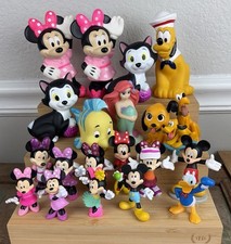 Disney Minnie Mouse Lot Of 21 Figures Pluto Mickey Donald Duck Little Mermaid picture