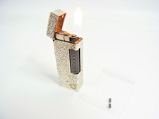 Working Dunhill Rollagas Lighter d Mark Silver Plated with 2pcs flint (b808 picture