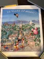 Disneyland 35 Years of Magic Ltd Lithograph Charles Boyer picture