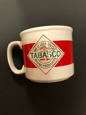 Louisiana's McIlenny Tabasco Hot Sauce Cup or Mug Dat’l Do-It, Inc White & Red picture