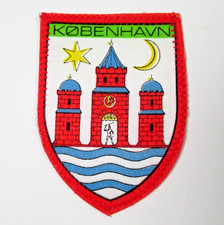København Denmark Patch Vintage Souvenir Printed Shield Sew On Travel Emblem picture