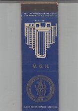 Matchbook Cover Massachusetts General Hospital picture