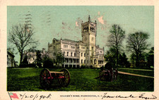 ANTIQUE UDB POSTCARD SOLDIERS' HOME WASHINGTON, D. C. POSTED 1908 M1 picture